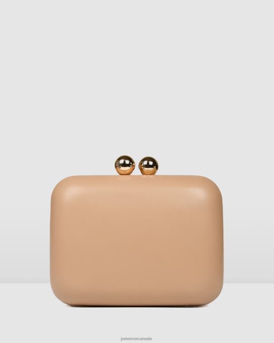 Zoella clutch Jo Mercer Beige Leather Accessories 6D6FN449