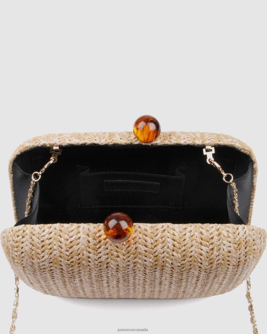 Zoella clutch Jo Mercer Natural Raffia Accessories 6D6FN450