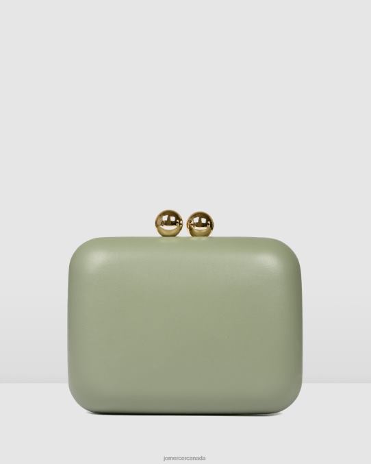 Zoella clutch Jo Mercer Pistachio Green Leather Accessories 6D6FN452