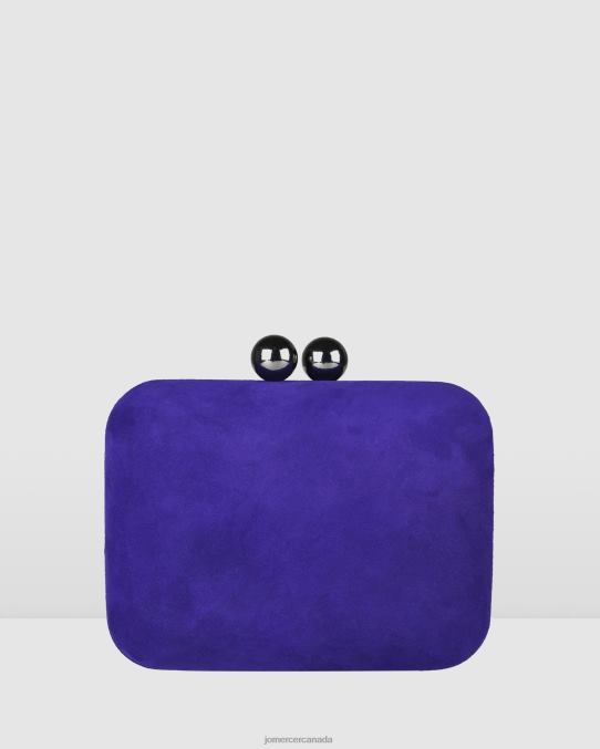 Zoella clutch Jo Mercer Ultra Violet Suede Accessories 6D6FN448