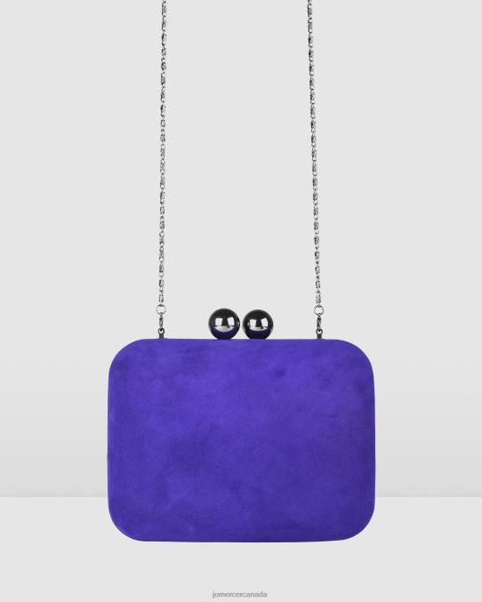 Zoella clutch Jo Mercer Ultra Violet Suede Accessories 6D6FN448