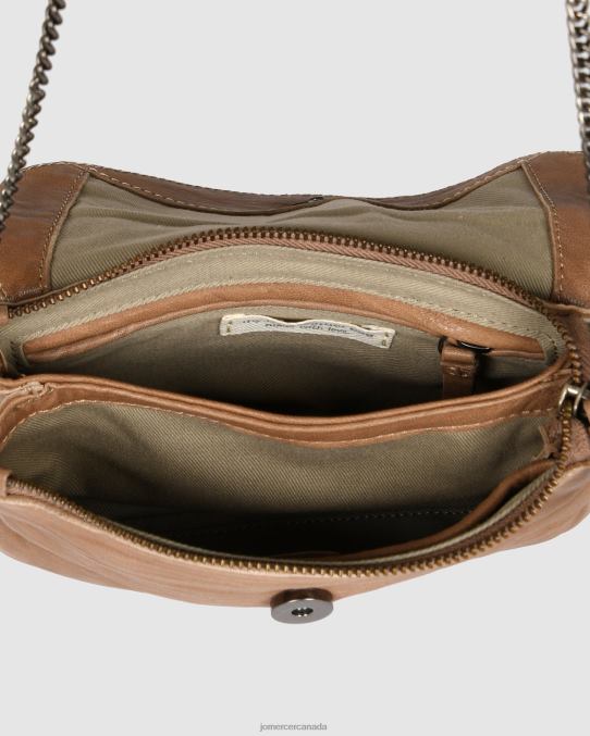 Biba logan envelope cross body bag Jo Mercer Taupe Leather Accessories 6D6FN417