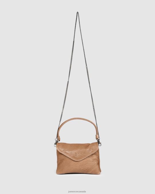 Biba logan envelope cross body bag Jo Mercer Taupe Leather Accessories 6D6FN417