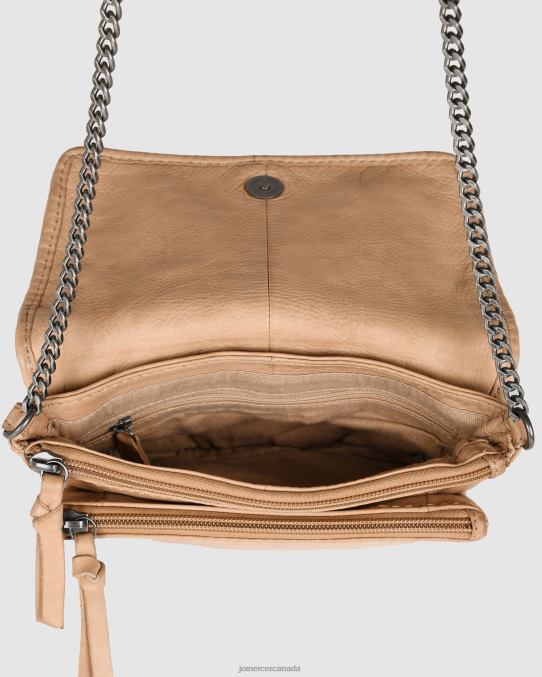 Biba looma mini cross body bag Jo Mercer Taupe Leather Accessories 6D6FN419