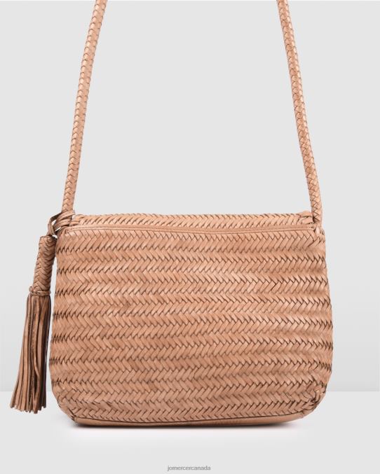 Biba perkins cross body bag Jo Mercer Camel Leather Accessories 6D6FN418