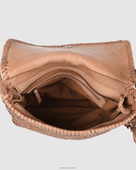 Biba perkins cross body bag Jo Mercer Camel Leather Accessories 6D6FN418