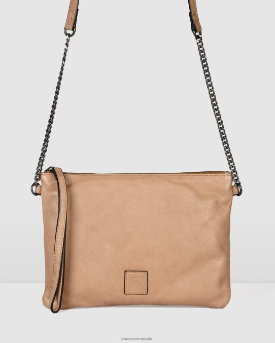 Biba tacoma cross body bag Jo Mercer Taupe Leather Accessories 6D6FN420