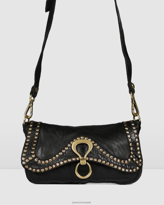 Campomaggi acqua mini cross body bag Jo Mercer Black Leather Accessories 6D6FN412