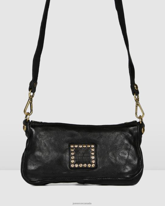 Campomaggi acqua mini cross body bag Jo Mercer Black Leather Accessories 6D6FN412