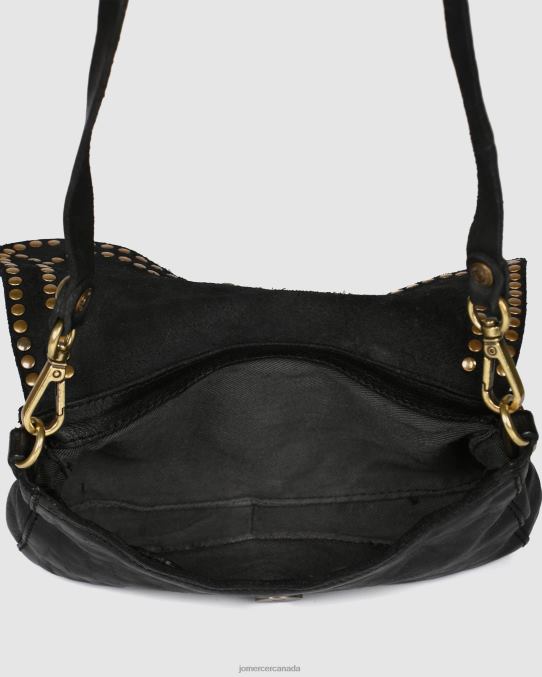 Campomaggi acqua mini cross body bag Jo Mercer Black Leather Accessories 6D6FN412