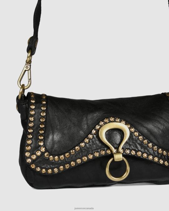 Campomaggi acqua mini cross body bag Jo Mercer Black Leather Accessories 6D6FN412