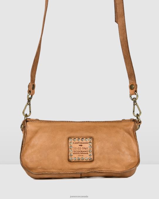 Campomaggi acqua mini cross body bag Jo Mercer Camel Leather Accessories 6D6FN413