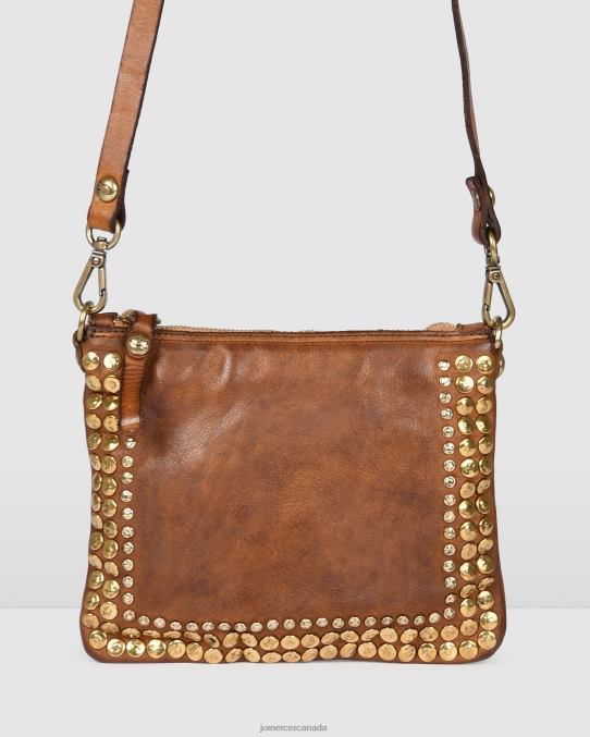 Campomaggi orchidea2 small cross body bag Jo Mercer Cognac Leather Accessories 6D6FN409