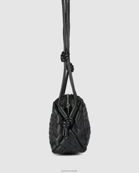 Murphy cross body bag Jo Mercer Black Leather Accessories 6D6FN396