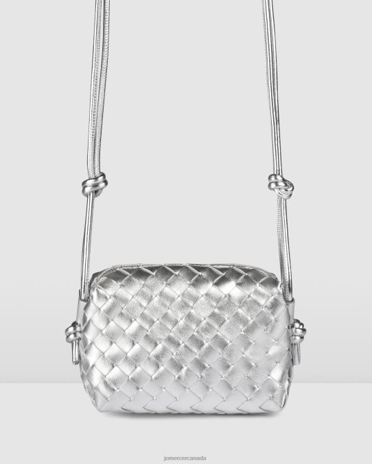 Murphy cross body bag Jo Mercer Silver Leather Accessories 6D6FN397