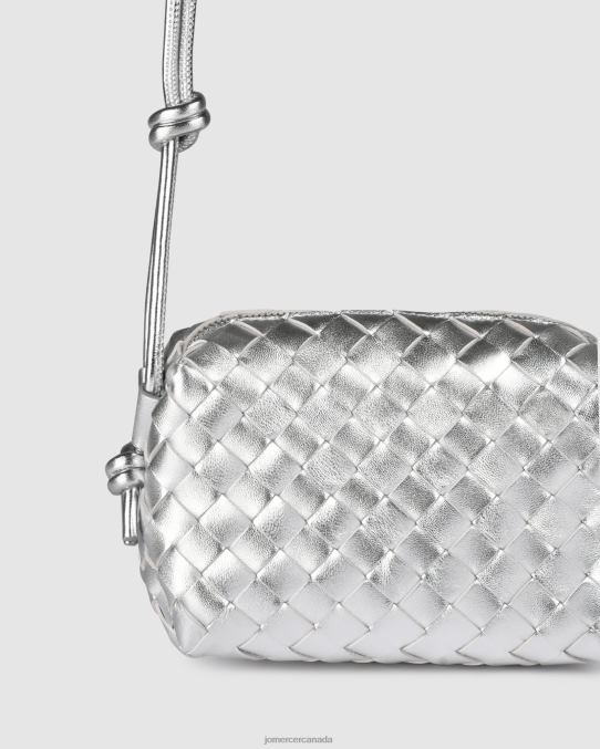 Murphy cross body bag Jo Mercer Silver Leather Accessories 6D6FN397