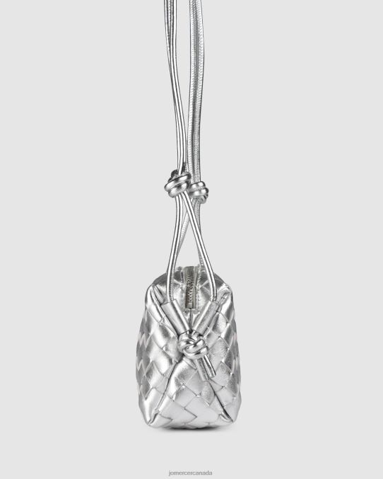 Murphy cross body bag Jo Mercer Silver Leather Accessories 6D6FN397