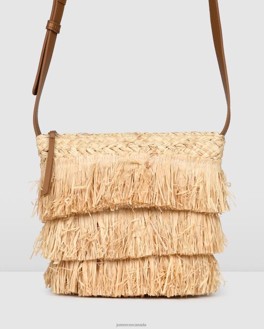 Natalya raffia cross body bag Jo Mercer Natural Raffia Accessories 6D6FN405