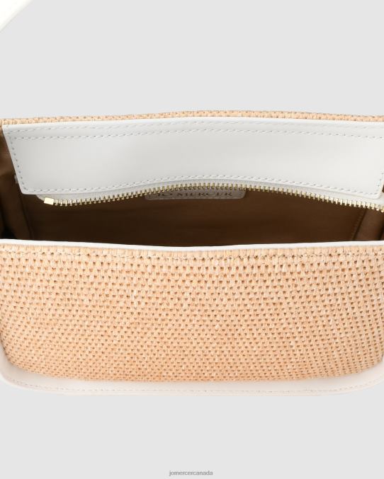Renzo cross body bag Jo Mercer White Raffia Accessories 6D6FN404