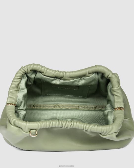 Tribeca cross body bag Jo Mercer Pistachio Green Leather Accessories 6D6FN407