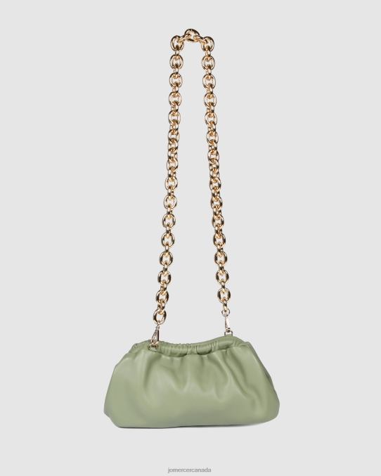 Tribeca cross body bag Jo Mercer Pistachio Green Leather Accessories 6D6FN407