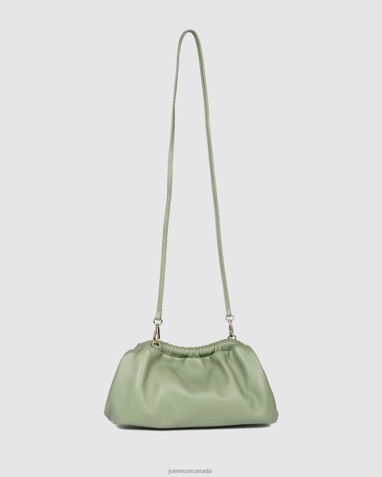 Tribeca cross body bag Jo Mercer Pistachio Green Leather Accessories 6D6FN407