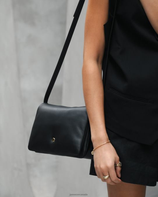 Zephyr cross body bag Jo Mercer Black Leather Accessories 6D6FN401