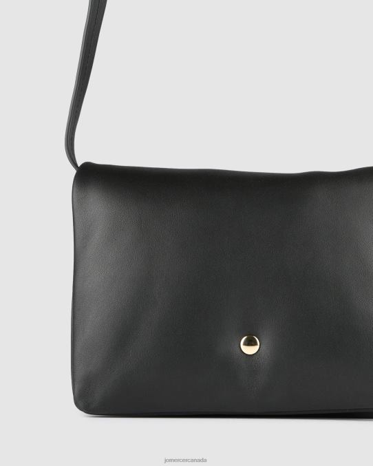 Zephyr cross body bag Jo Mercer Black Leather Accessories 6D6FN401