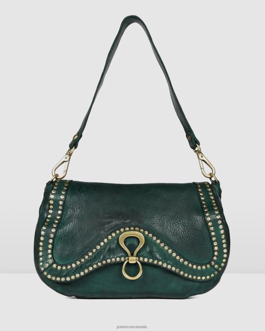 Campomaggi acqua shoulder bag Jo Mercer Bottle Green Leather Accessories 6D6FN441