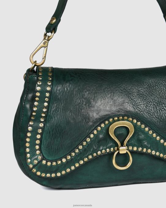 Campomaggi acqua shoulder bag Jo Mercer Bottle Green Leather Accessories 6D6FN441