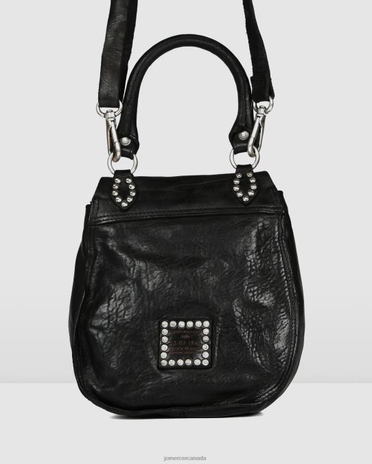 Campomaggi texana shoulder bag Jo Mercer Black Leather Accessories 6D6FN431
