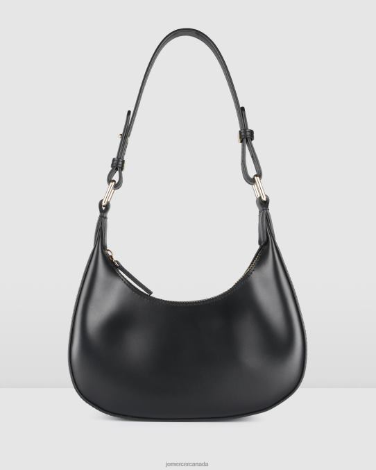 York shoulder bag Jo Mercer Black Leather Accessories 6D6FN445