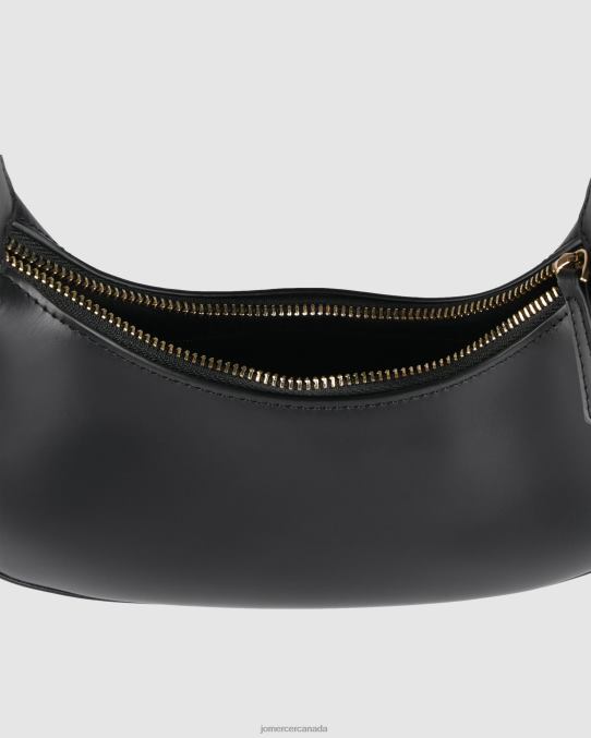 York shoulder bag Jo Mercer Black Leather Accessories 6D6FN445