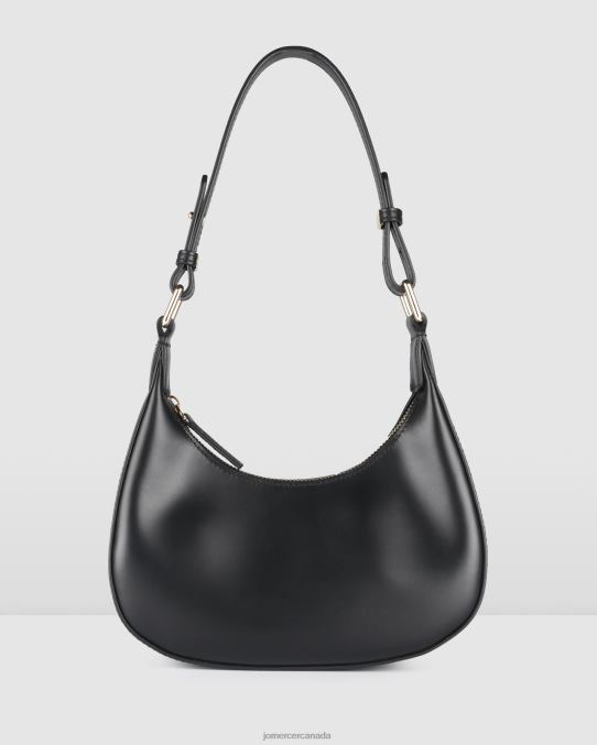York shoulder bag Jo Mercer Black Leather Accessories 6D6FN445