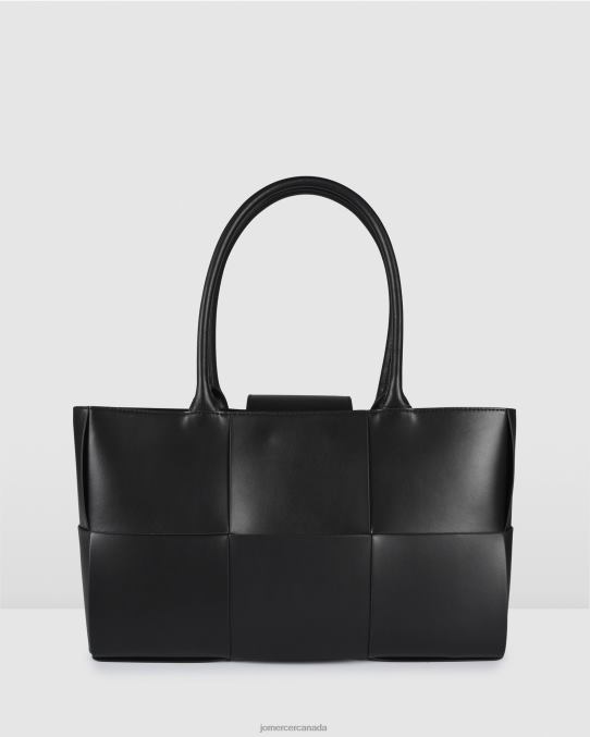 Zahra shoulder tote bag Jo Mercer Black Leather Accessories 6D6FN427