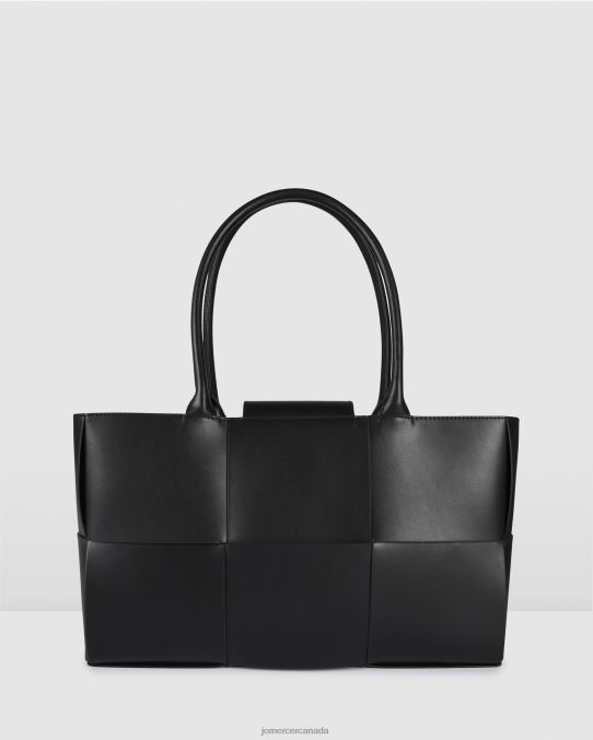 Zahra shoulder tote bag Jo Mercer Black Leather Accessories 6D6FN427