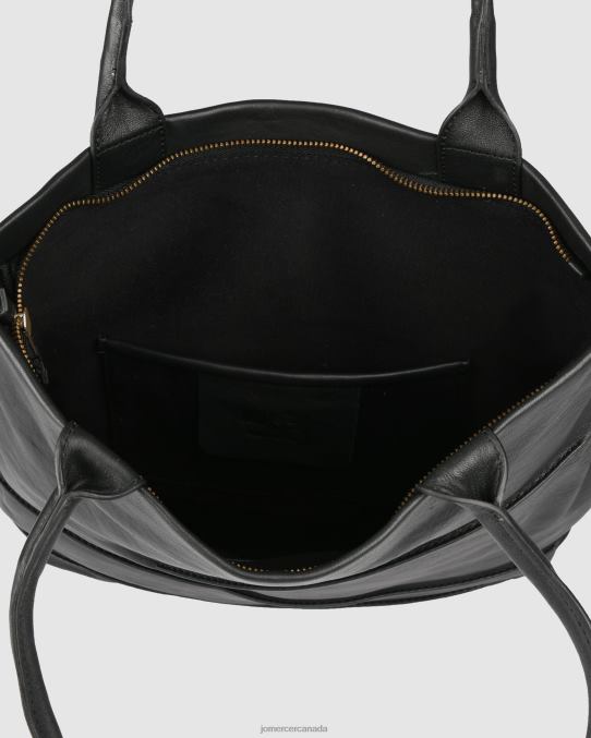 Biba fargo tote bag Jo Mercer Black Leather Accessories 6D6FN453