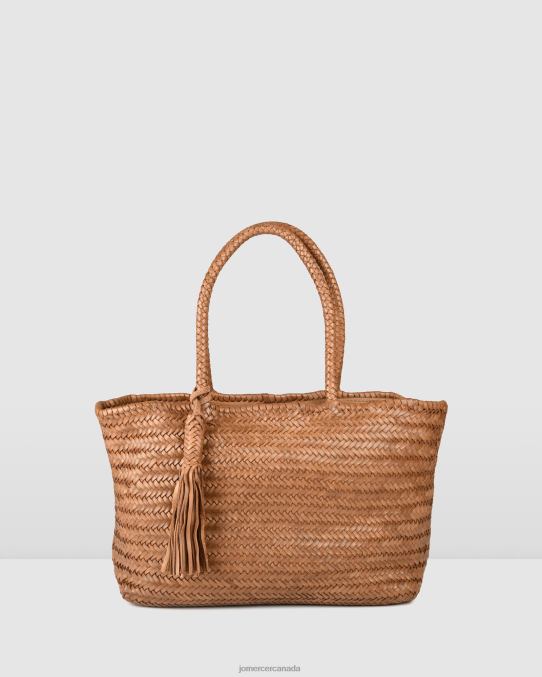 Biba perkins tote bag Jo Mercer Camel Leather Accessories 6D6FN454