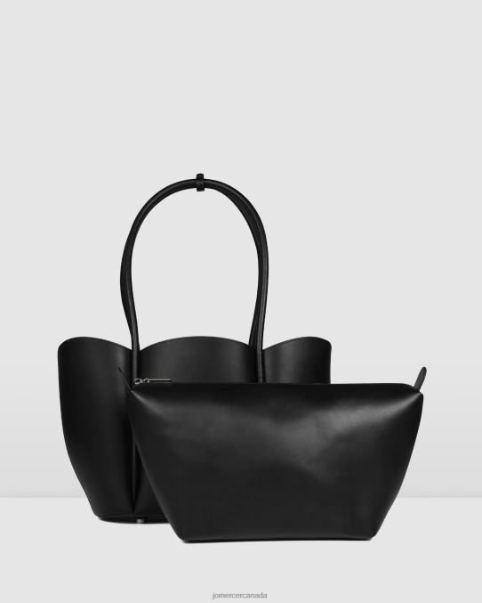 Eleni tote bag Jo Mercer Black Leather Accessories 6D6FN459