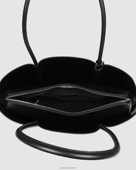 Eleni tote bag Jo Mercer Black Leather Accessories 6D6FN459