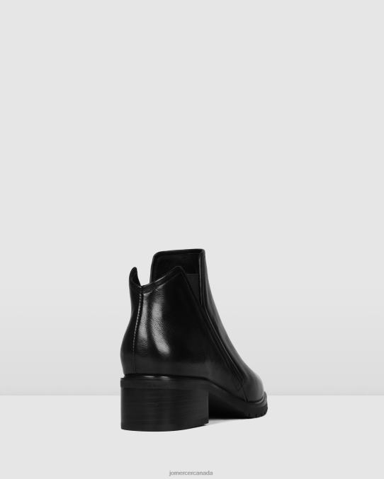 Artie flat ankle boots Jo Mercer Black Leather Footwear 6D6FN343