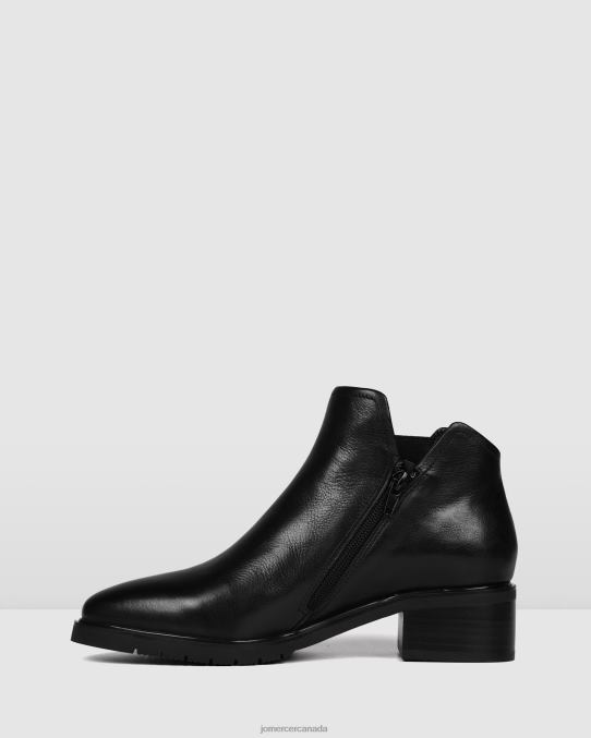 Artie flat ankle boots Jo Mercer Black Leather Footwear 6D6FN343
