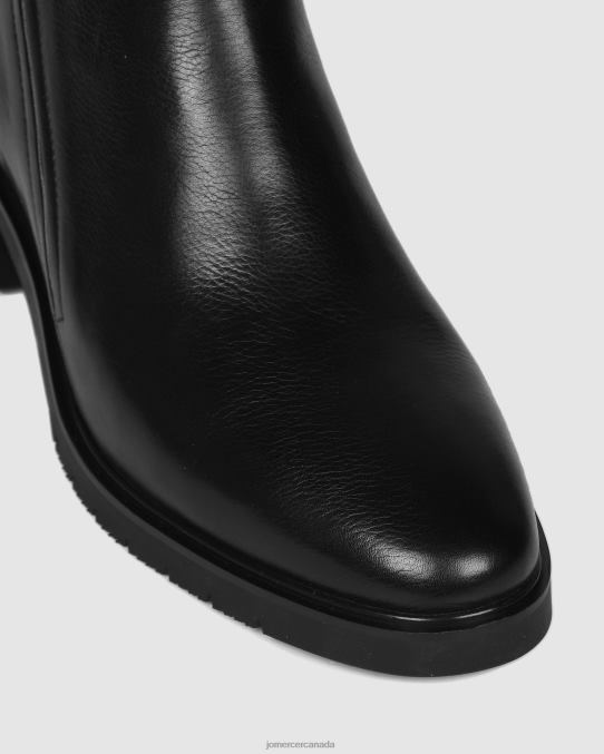Artie flat ankle boots Jo Mercer Black Leather Footwear 6D6FN343