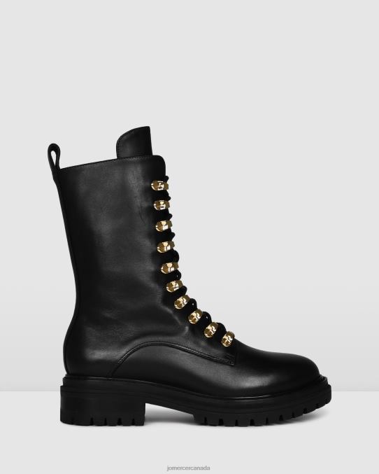 Beats calf boots Jo Mercer Black Leather Footwear 6D6FN389