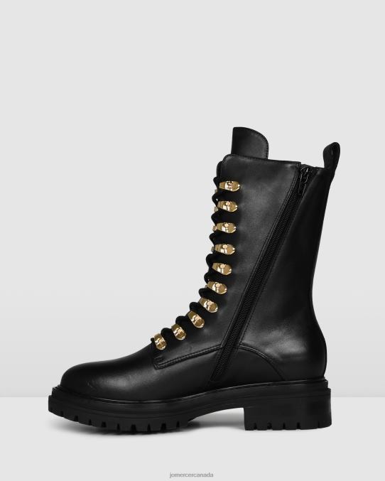 Beats calf boots Jo Mercer Black Leather Footwear 6D6FN389