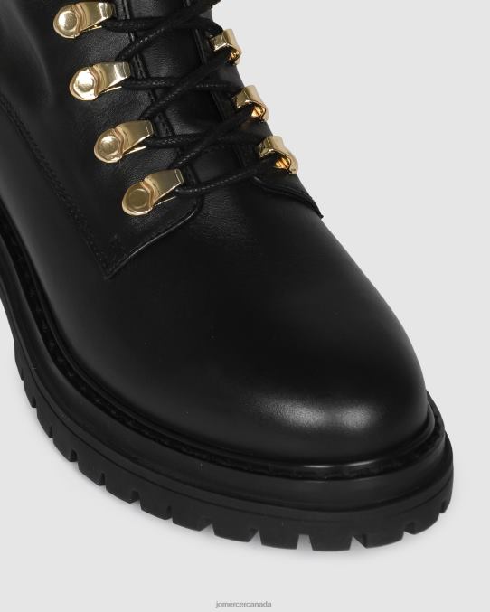 Beats calf boots Jo Mercer Black Leather Footwear 6D6FN389
