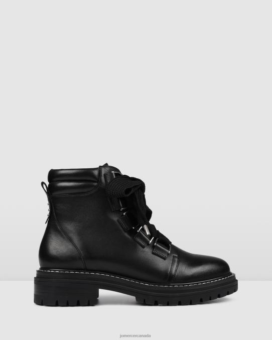 Blakely flat ankle boots Jo Mercer Black Leather Footwear 6D6FN348