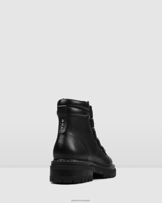 Blakely flat ankle boots Jo Mercer Black Leather Footwear 6D6FN348