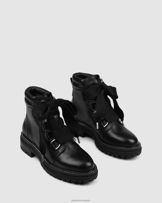 Blakely flat ankle boots Jo Mercer Black Leather Footwear 6D6FN348