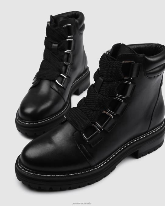 Blakely flat ankle boots Jo Mercer Black Leather Footwear 6D6FN348